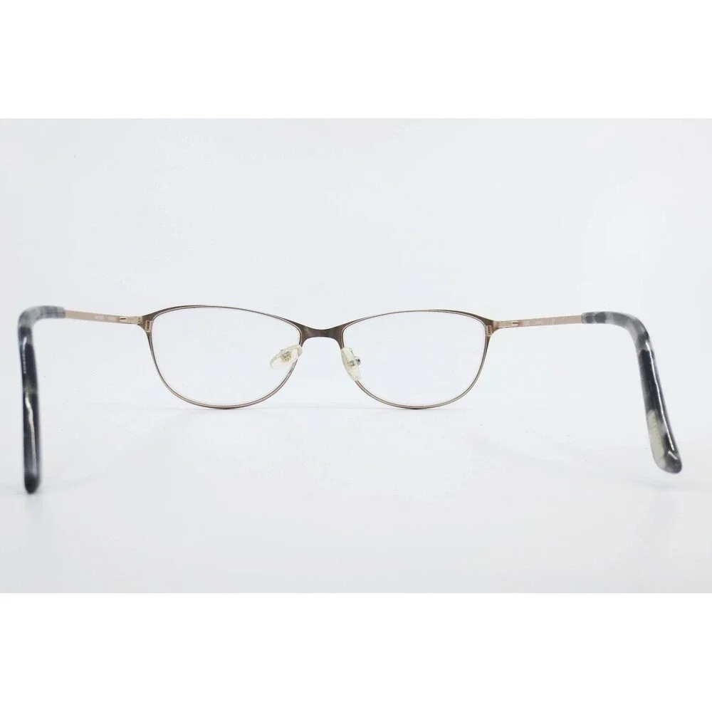 XOXO Sarasota Black Gold Cat Eye Eyeglass Frames 54-15-135 BLCK Metal Glasses